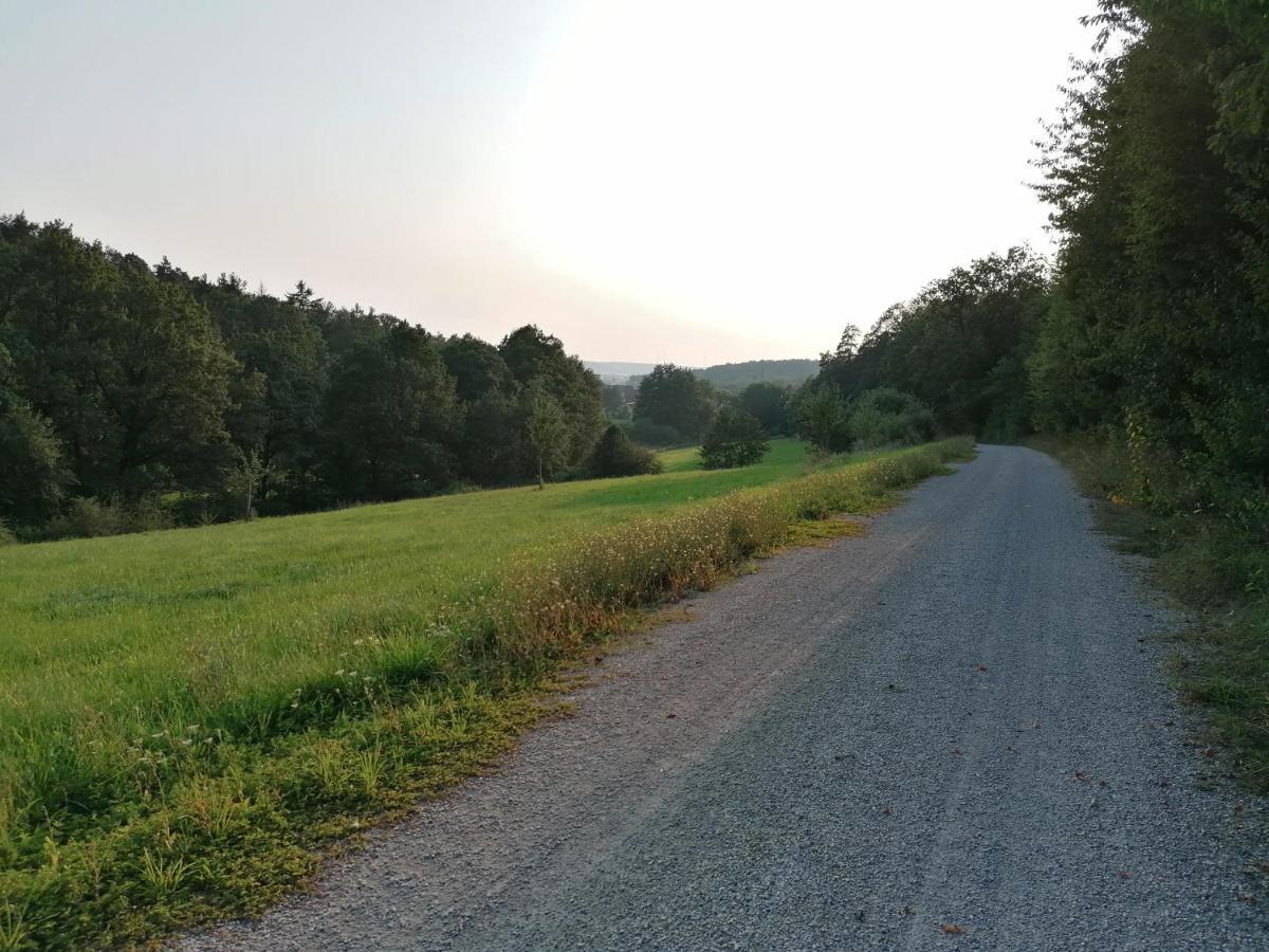 Fewo Haus Hutzelbuck In Idyllisch-Gruner Lage Nahe An Ansbach Esterno foto